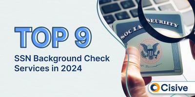Top 9 SSN Background Check Services in 2024