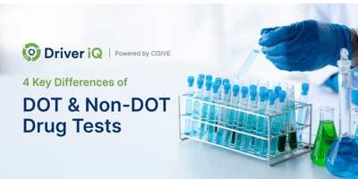 4 Key Differences of D.O.T. & Non-D.O.T. Drug Tests