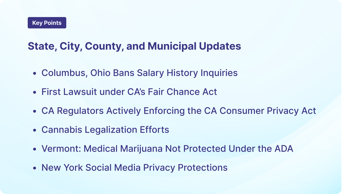 Quarterly Compliance Update: Spring 2024