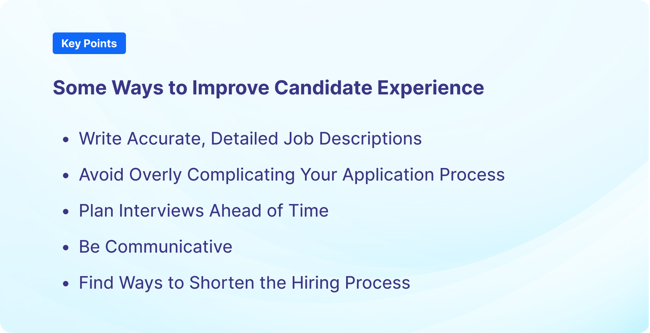 Candidate Experience 3