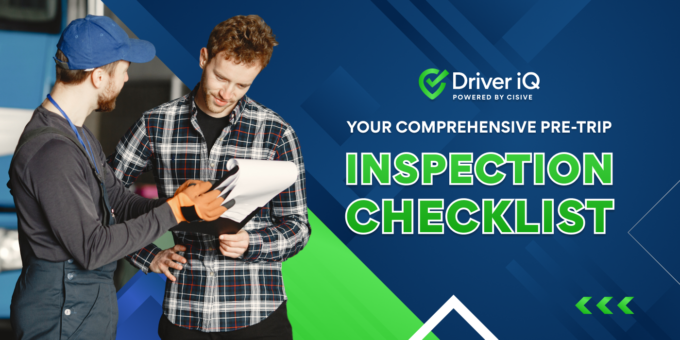 commercial pre trip inspection checklist